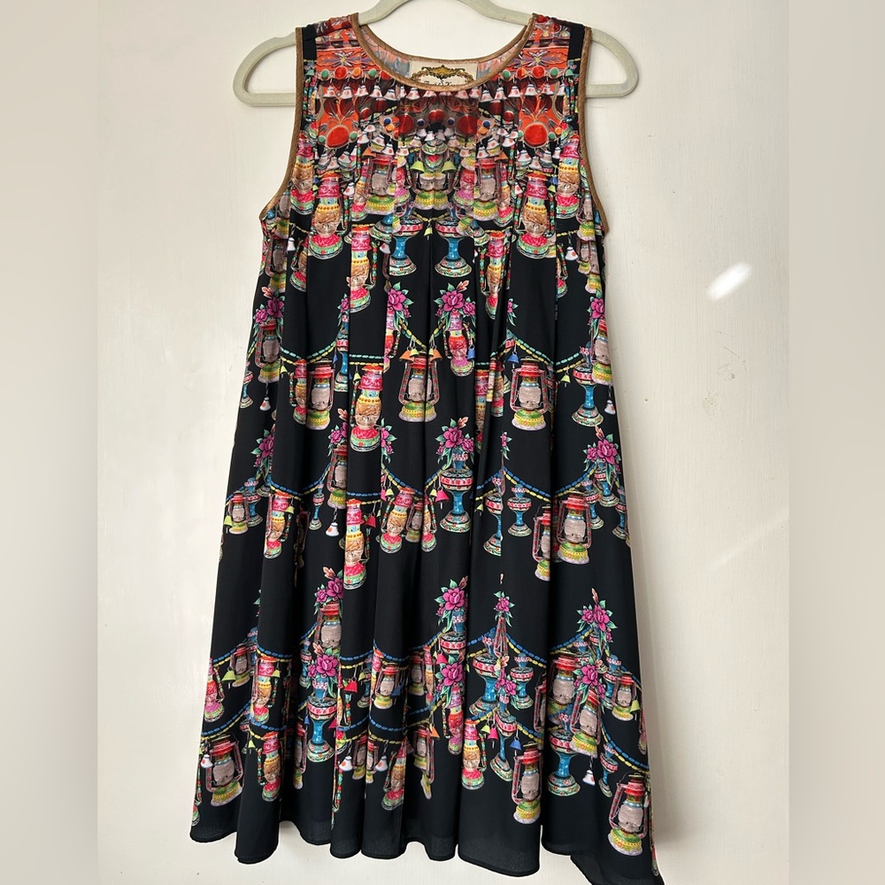 Anthropologie lantern swing dress Preeti Kapoor